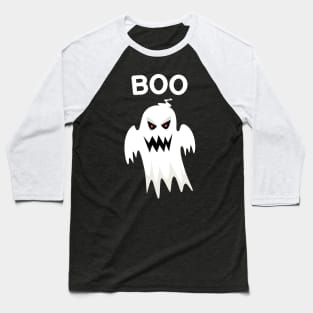 Spooky Halloween Ghost Baseball T-Shirt